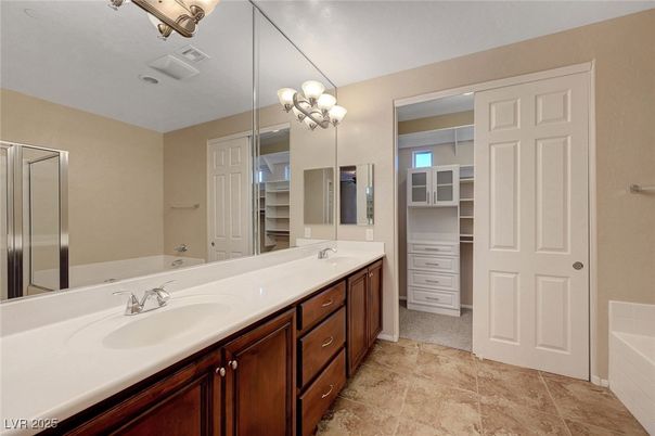 Bathroom, Dual Sink Vanities, Interior, Walk-in Closets