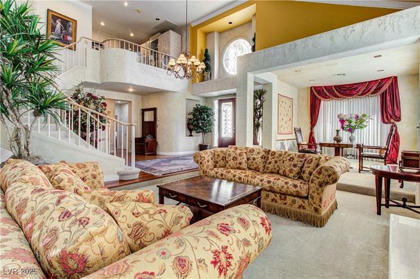 Chandelier, Interior, Living room, Recessed Lighting