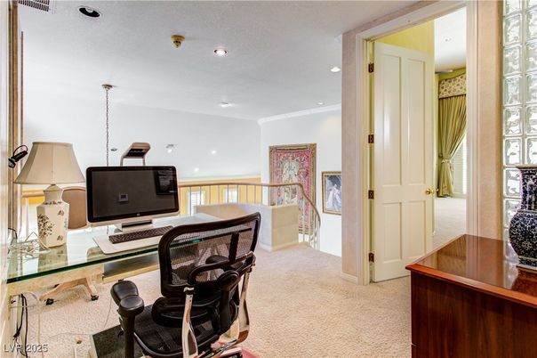 Home Office, Interior, Recessed Lighting