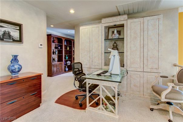 Home Office, Interior, Recessed Lighting