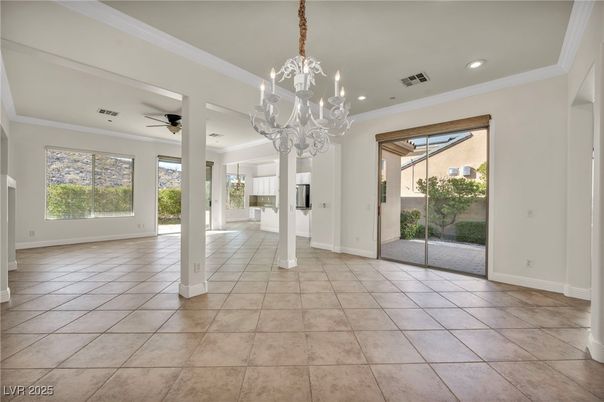 Chandelier, Empty room, Interior, Recessed Lighting