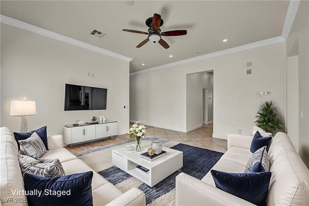Interior, Living room, Recessed Lighting