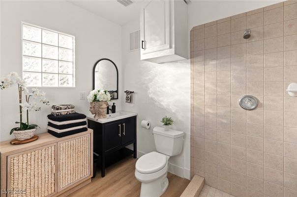 Bathroom, Interior, Wood Texture Flooring