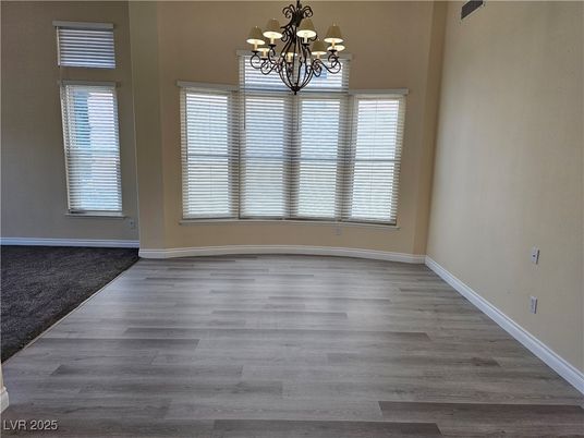 Chandelier, Empty room, Interior, Wood Texture Flooring