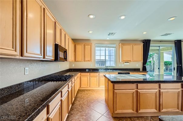 Interior, Kitchen, Recessed Lighting, Tile Countertops