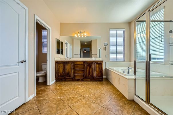 Bathroom, Dual Sink Vanities, Glass Shower, Interior