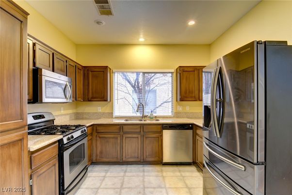 Interior, Kitchen, Recessed Lighting, Stainless Steel Appliances