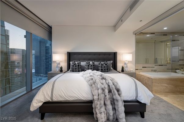 Bathroom, Bedroom, Glass Shower, Interior, Recessed Lighting