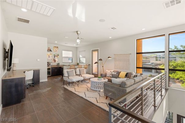 Interior, Living room, Recessed Lighting