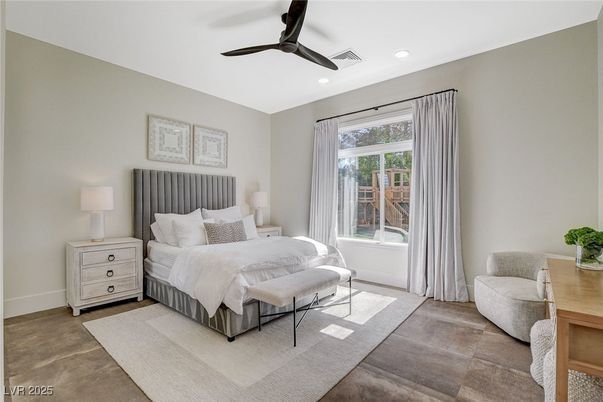 Bedroom, Interior, Recessed Lighting