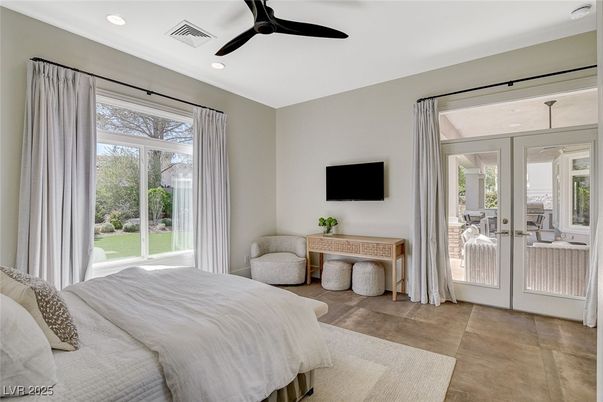 Bedroom, Interior, Recessed Lighting