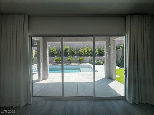 Interior, Pool, Sun Room, Wood Texture Flooring