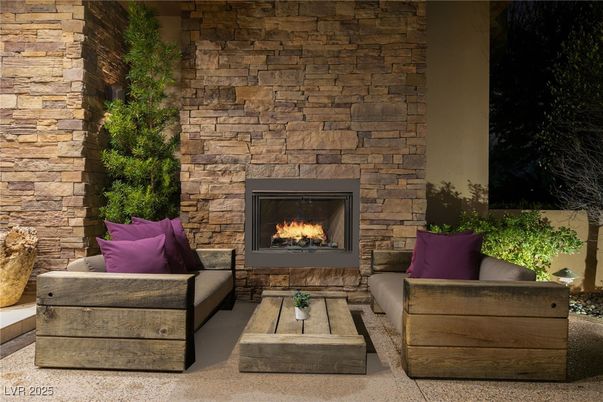 Fireplace, Interior, Living room, Stone Walls
