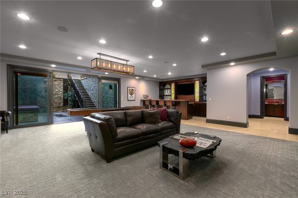 Chandelier, Interior, Living room, Recessed Lighting