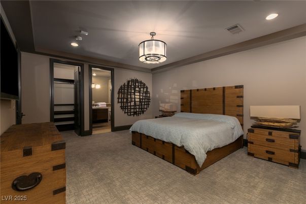 Bedroom, Interior, Recessed Lighting