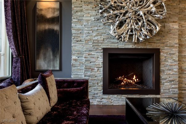 Fireplace, Interior, Stone Walls