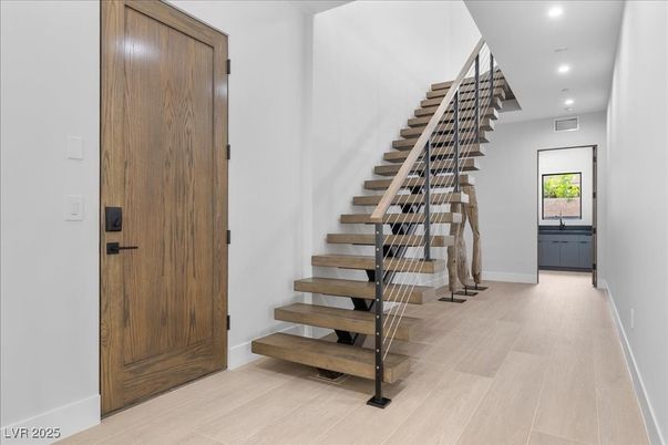 Interior, Recessed Lighting, Wood Texture Flooring
