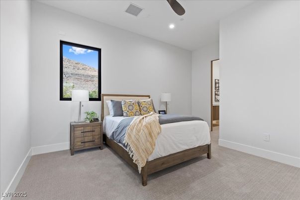 Bedroom, Interior, Recessed Lighting