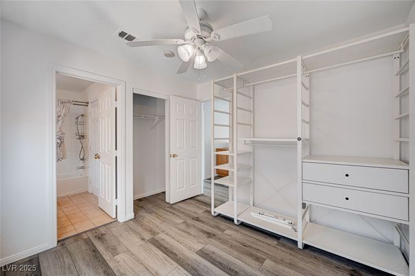 Bathroom, Interior, Walk-in Closets, Wood Texture Flooring