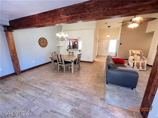Chandelier, Dining room, Interior, Living room, Pendant Lights, Wood Texture Flooring