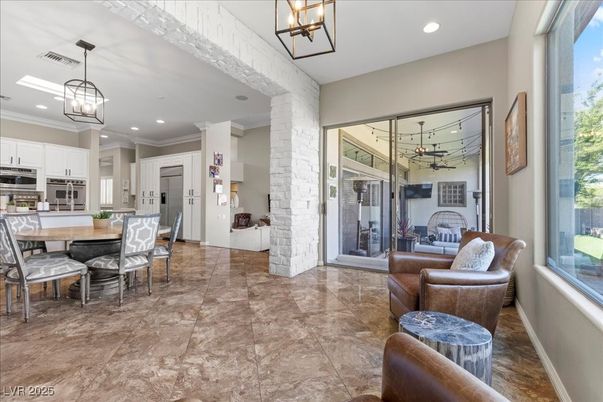 Dining room, Interior, Kitchen, Pendant Lights, Recessed Lighting