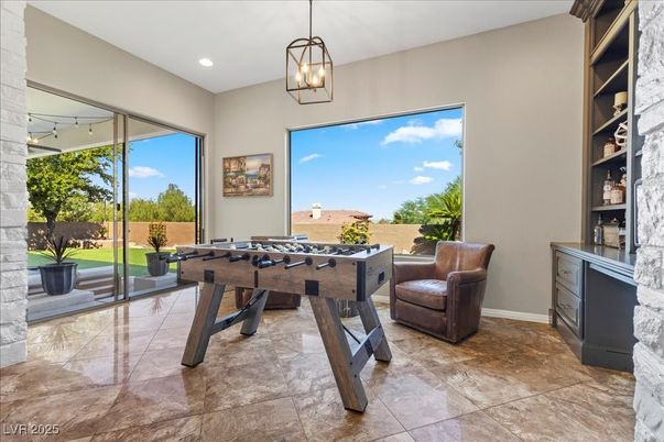 Game Room, Interior, Pendant Lights, Recessed Lighting