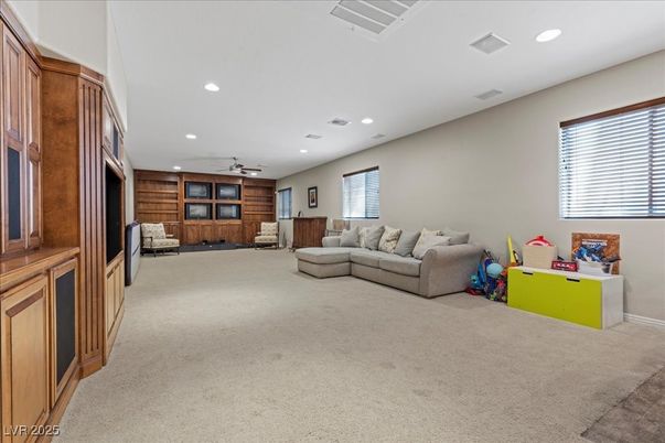 Interior, Living room, Recessed Lighting