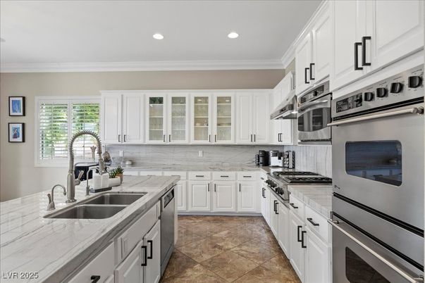 Interior, Kitchen, Recessed Lighting, Stainless Steel Appliances
