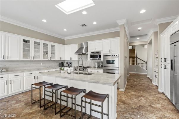 Interior, Kitchen, Recessed Lighting, Stainless Steel Appliances