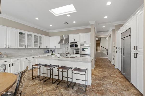 Interior, Kitchen, Recessed Lighting, Stainless Steel Appliances