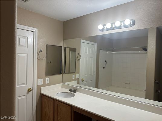 Bathroom, Dual Sink Vanities, Glass Shower, Interior