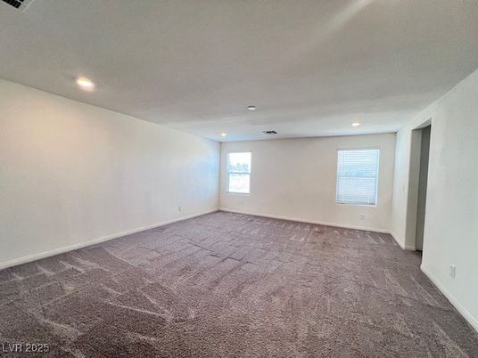 Empty room, Interior, Recessed Lighting