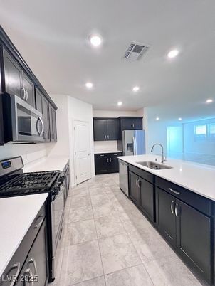 Interior, Kitchen, Recessed Lighting, Stainless Steel Appliances