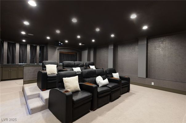 Home Theatre Room, Interior, Recessed Lighting, Theatre Room