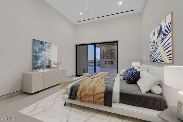 Bedroom, Interior, Recessed Lighting