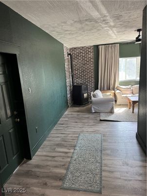 Fireplace, Interior, Wood Texture Flooring