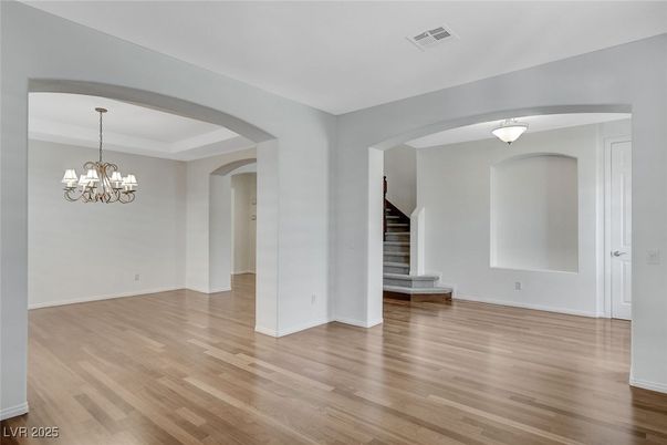 Chandelier, Empty room, Interior, Wood Texture Flooring