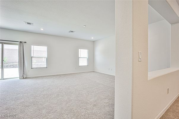 Empty room, Interior, Recessed Lighting