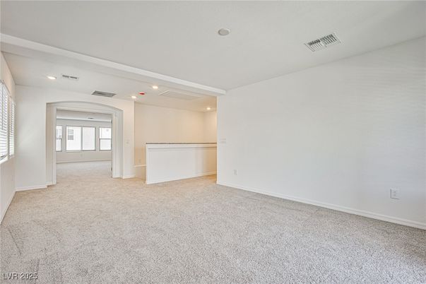 Empty room, Interior, Recessed Lighting