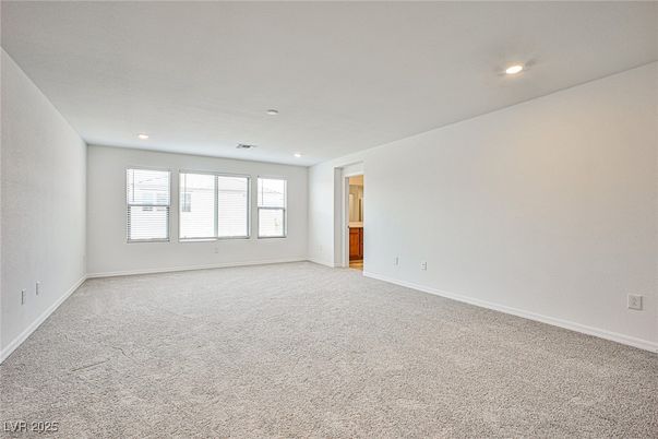 Empty room, Interior, Recessed Lighting