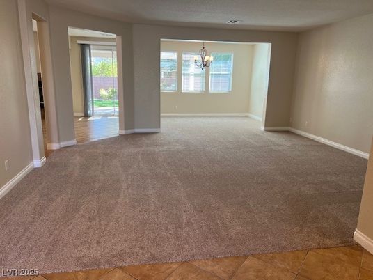 Chandelier, Empty room, Interior