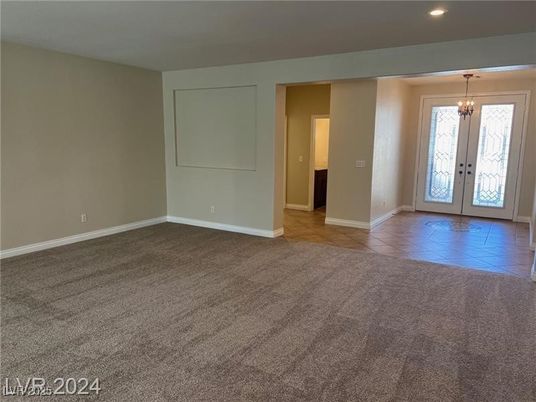 Empty room, Interior, Recessed Lighting