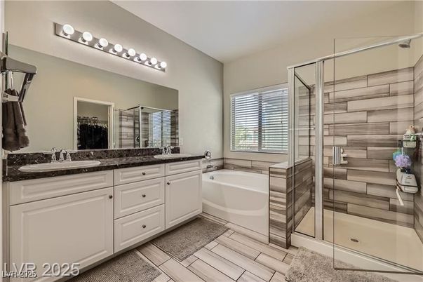 Bathroom, Dual Sink Vanities, Glass Shower, Interior
