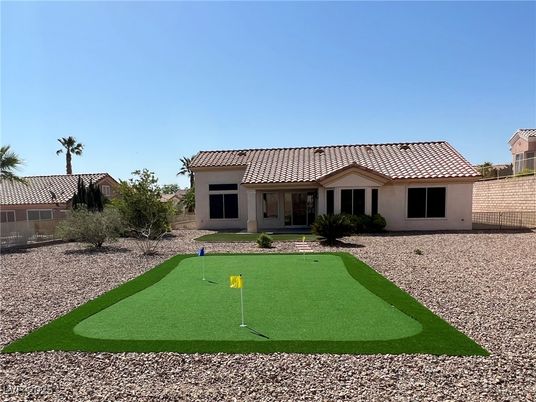 Backyard, Exterior, Facade, Mediterranean