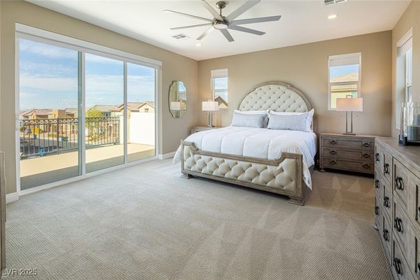 Bedroom, Interior, Recessed Lighting
