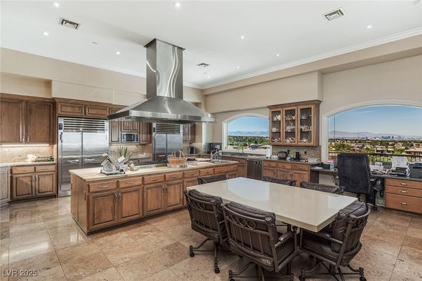Interior, Kitchen, Recessed Lighting, Stainless Steel Appliances