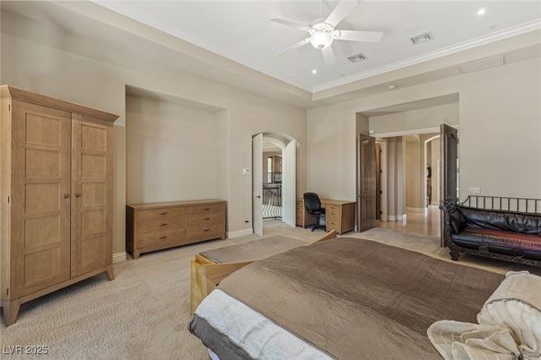 Bedroom, Interior, Recessed Lighting