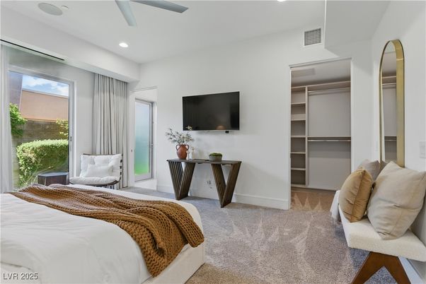 Bedroom, Interior, Recessed Lighting