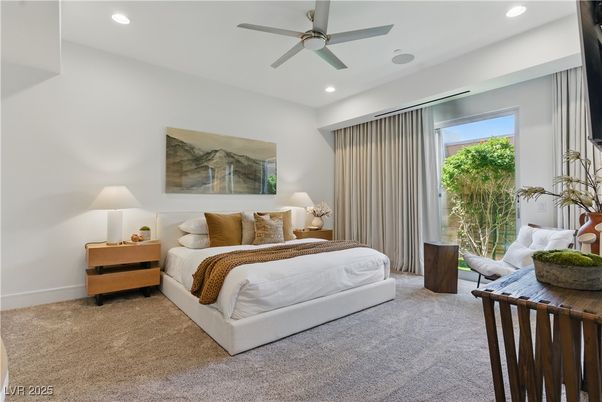 Bedroom, Interior, Recessed Lighting