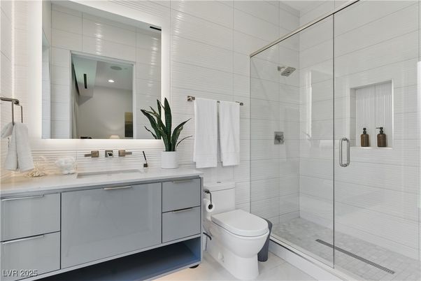 Bathroom, Glass Shower, Interior